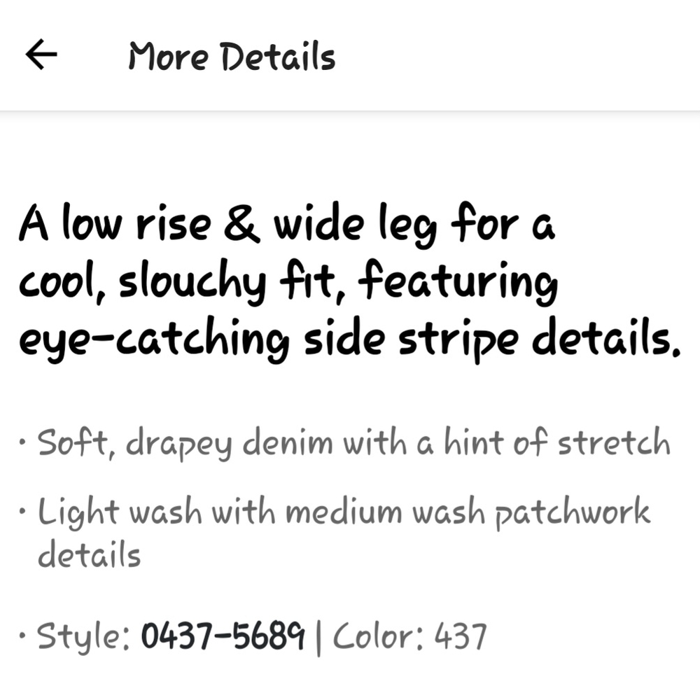 American Eagle Dreamy Drape STRETCH Patchwork Low-rise Baggy Jeans.   10 Short. - Picture 13 of 14